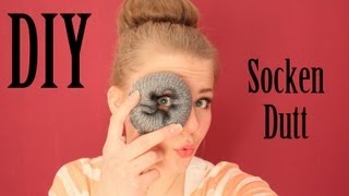 DIY Sockendutt Sock bun Quick Tip [upl. by Halac583]