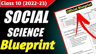 Social Science Blueprint🔥 Chapterwise Weightage  Board Exam 2024 [upl. by Iidnarb]