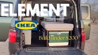 IKEA Honda Element Build with Shelfs [upl. by Bigler623]