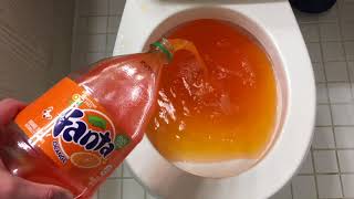 Will it Flush  Fanta Orange Soda [upl. by Tati625]