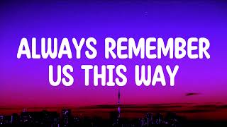 Lady Gaga Always Remember Us This Way DJ Tons Remix Lyrics [upl. by Navac]