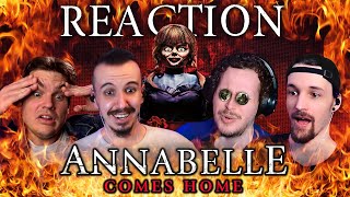 ANNABELLE COMES HOME 2019 MOVIE REACTION  First Time Watching [upl. by Gustaf672]