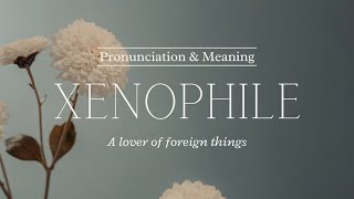 How to Pronounce Xenophile  Pronunciation amp Meaning British English [upl. by Terrel930]