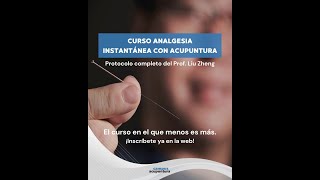 Curso de Analgesia Instantánea con Acupuntura  Prof Liu Zheng [upl. by Atteval]