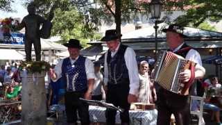 Gstanzl vom Dachauer Moosxangl Brunnenfest 2013 Viktualienmarkt München [upl. by Dyson296]