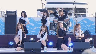 4K 180602 위키미키 전체 직캠 Weki Meki  Fantastic 힐링콘서트전곡항Fancam By 쵸리Chori [upl. by Rehpotsirc]