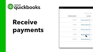 Receive Payments in QuickBooks Online [upl. by Nork]