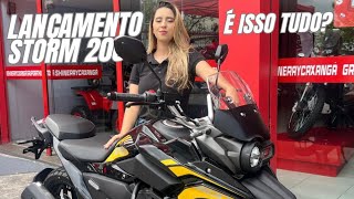 REVIEW STORM 200 CROSSOVER COM ABS E RADIADOR VALE A PENA [upl. by Aneeras]