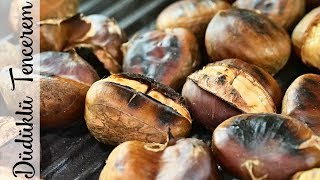 Tavada Kestane Nasıl Yapılır  How to roast chestnuts in a pan [upl. by Odlopoel]