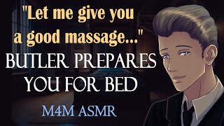 M4M Butler Prepares You for Bed ASMR m4m asmr butler asmr [upl. by Idyak286]