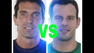 Buffon vs Handanovic °°°°Best Saves [upl. by Euqinoj]