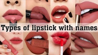 Types of lipstick with namesTHE TRENDY GIRL [upl. by Gamber]