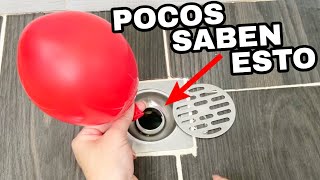 Coloca 1 GLOBO en el Desague de tu Baño y lo que sucede te sorprendera [upl. by Asirret]