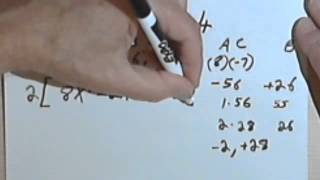 Factoring a SecondDegree Polynomial  lead coefficient greater than 1 part 2 48b [upl. by Aisan910]