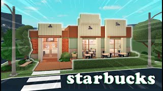 starbucks in bloxburg [upl. by Allimac]