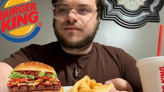 Burger King candied bacon whopper  ￼ fiery Big Fish Full Review [upl. by Jock978]