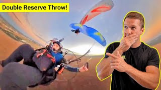 Professional Paramotor Pilot Analyzes Insane CRASH [upl. by Cordell]