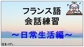 フランス語会話トレーニング ～ 日常生活の基本235フレーズ【聞き流し】 [upl. by Nyret]