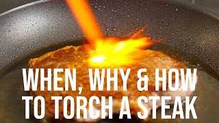 When Why amp How to Torch a Steak [upl. by Suirred]