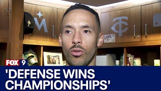 Twins Carlos Correa on gamechanging play Defense wins championships [upl. by Trahurn]