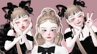 kawaii girl face tutorial customize Zepeto Face [upl. by Adnopoz]