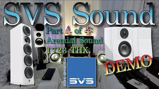 SVS Sound Ultra Evolution bookshelf vs Arendal Sound 1723 THX Towers [upl. by Mert]