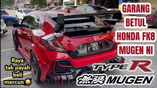 MUGEN FK8 TYPE R  INTAKE EVENTURI  TITANIUM HKS  RAYS TE37 ULTRA  FZY GARAGE [upl. by Princess]