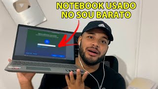 COMPREI UM NOTEBOOK USADO NA SOU BARATO E OLHA COMO VEIO 😮 [upl. by Creight941]