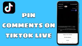 how to pin comments on tiktok live [upl. by Neerahs]