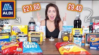 ALDI VS BRAND FOOD BLINDFOLD CHALLENGE  Shocking results [upl. by Alyks]