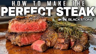 The Perfect Steak on a Griddle with Chef Nate  Blackstone Griddle [upl. by Farr]