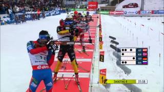 Biathlon WM Staffel der Männer in Nove Mesto 2013 [upl. by Cann]