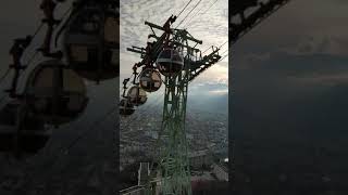 Grenoble Bastille Cable Car Telepherique Amazing Short Video [upl. by Anwahsiek]