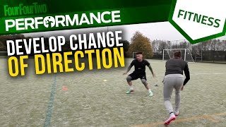 Pro level training  How to improve change of direction  Reactive cone drill [upl. by Akialam]