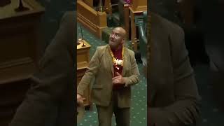 A protest haka suspended New Zealands Parliament [upl. by Nauwtna]