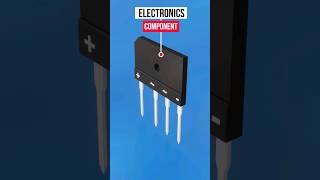 Electronics Component Bridge Rectifier Explain in 3D Animation electronics [upl. by Yelserp]