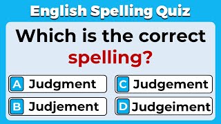 Spelling Quiz  CAN YOU SCORE 2020  Part 36 [upl. by Annmarie]