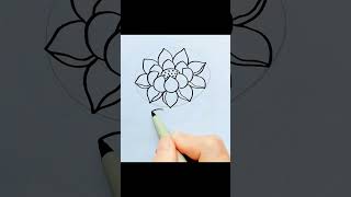 Create a Narcissus Flower with Markers  Easy amp Magical Art for All [upl. by Enivid261]