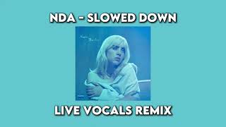 NDA  LIVE VOCALS REMIX SLOWED DOWN [upl. by Haines]