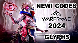 WARFRAME GLYPH CODES TODAY 2024  WARFRAME PROMO CODES  WARFRAME UPDATE [upl. by Ayotal]