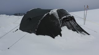 Wintercamping auf der weissen Wiese [upl. by Okire]