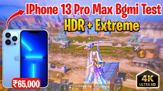 iPhone 13 Pro Max Bgmi Test HDR  Extreme  IPhone 13 Pro Max Bgmi Test 4k Graphics  Bgmi Test [upl. by Anu]