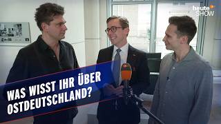 Das große OstdeutschlandQuiz Fabian Köster amp Lutz van der Horst im Bundestag  heuteshow [upl. by Calandra728]