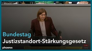 Bundestagsdebatte zum JustizstandortStärkungsgesetz [upl. by Wincer278]