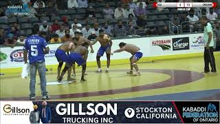 3rd Match  USA VS England  Canada Kabaddi Cup 2024 [upl. by Anahpos]