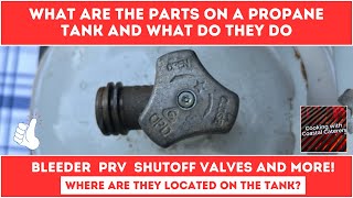 OVERVIEW of The PARTS of A PROPANE Tank  Valves LOCATED and EXPLAINED 👍👍 [upl. by Willner720]