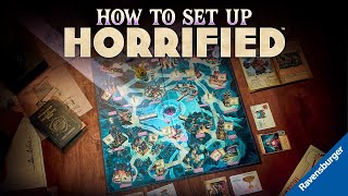 How to Set Up Horrified Board Game [upl. by Eidod]