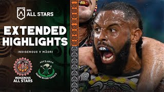 2024 NRL All Stars  Indigenous v Māori  Extended Highlights [upl. by Anialad]