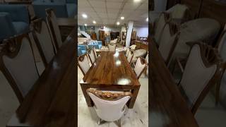 Eight seater dining set homedecor furniture interiordesign woodenfurniture diningtable noida [upl. by Enirod]