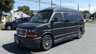 2014 GMC Savana Conversion Van Limited SE Explorer Package Start Up and Tour [upl. by Ollayos]